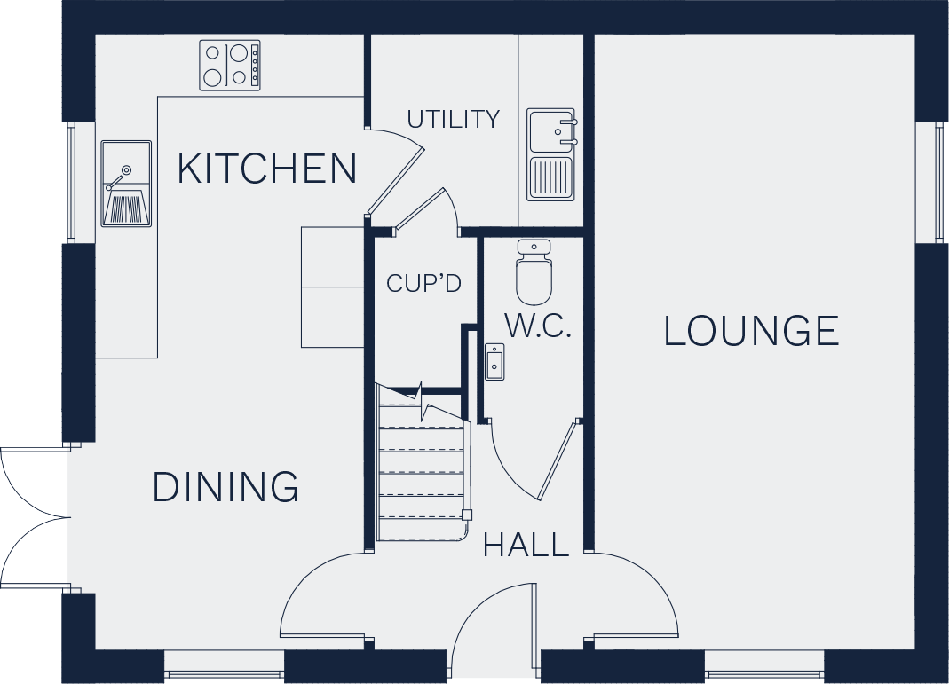 Penhill Pastures, 
Leyburn, 
DL8 5DJ floorplan
