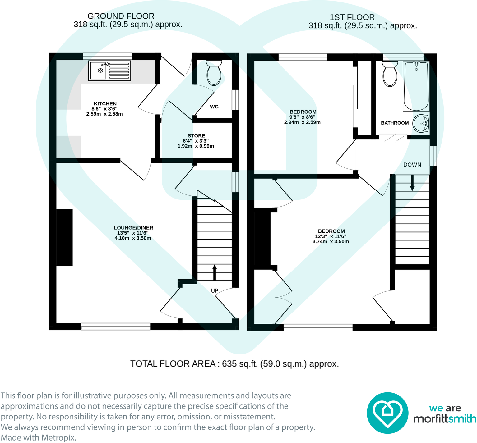Swanbourne Road, Sheffield, S5 7TQ floorplan