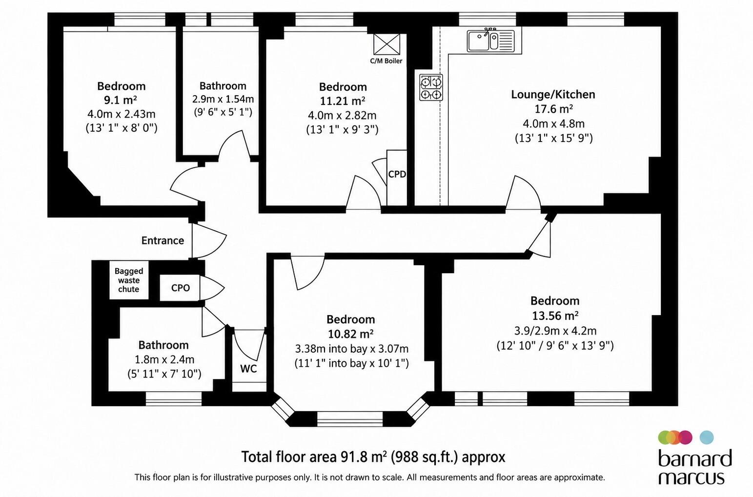 Brixton Hill, London floorplan