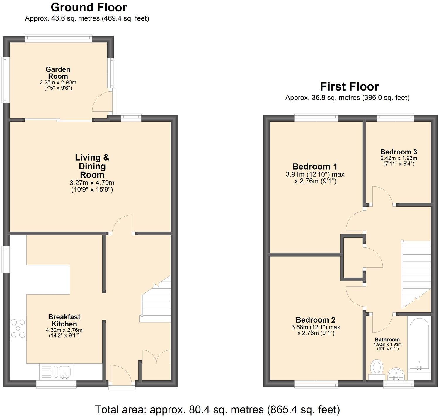 Grassmoor Close, Sheffield, S12 floorplan