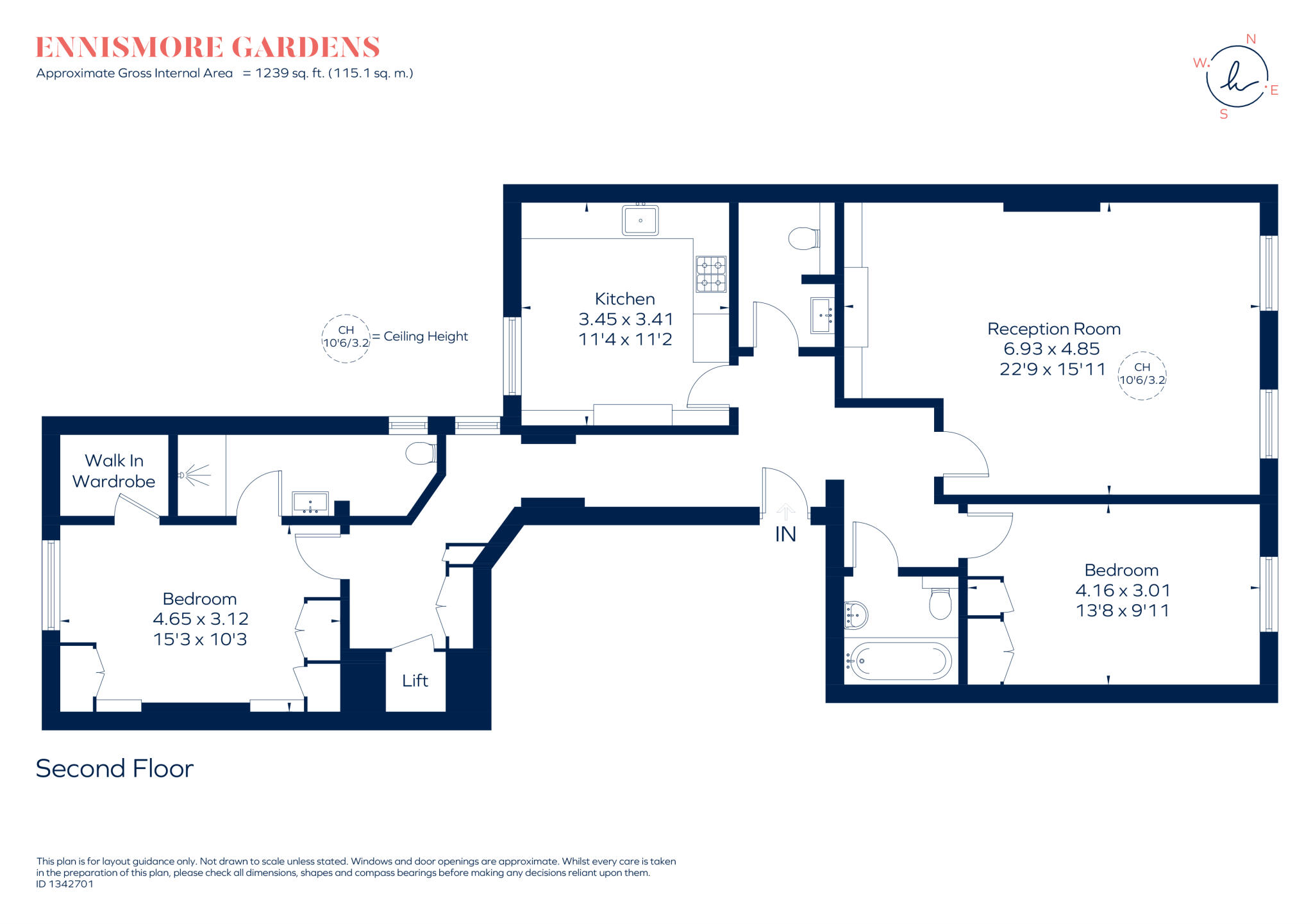 Ennismore Gardens Knightsbridge SW7 floorplan