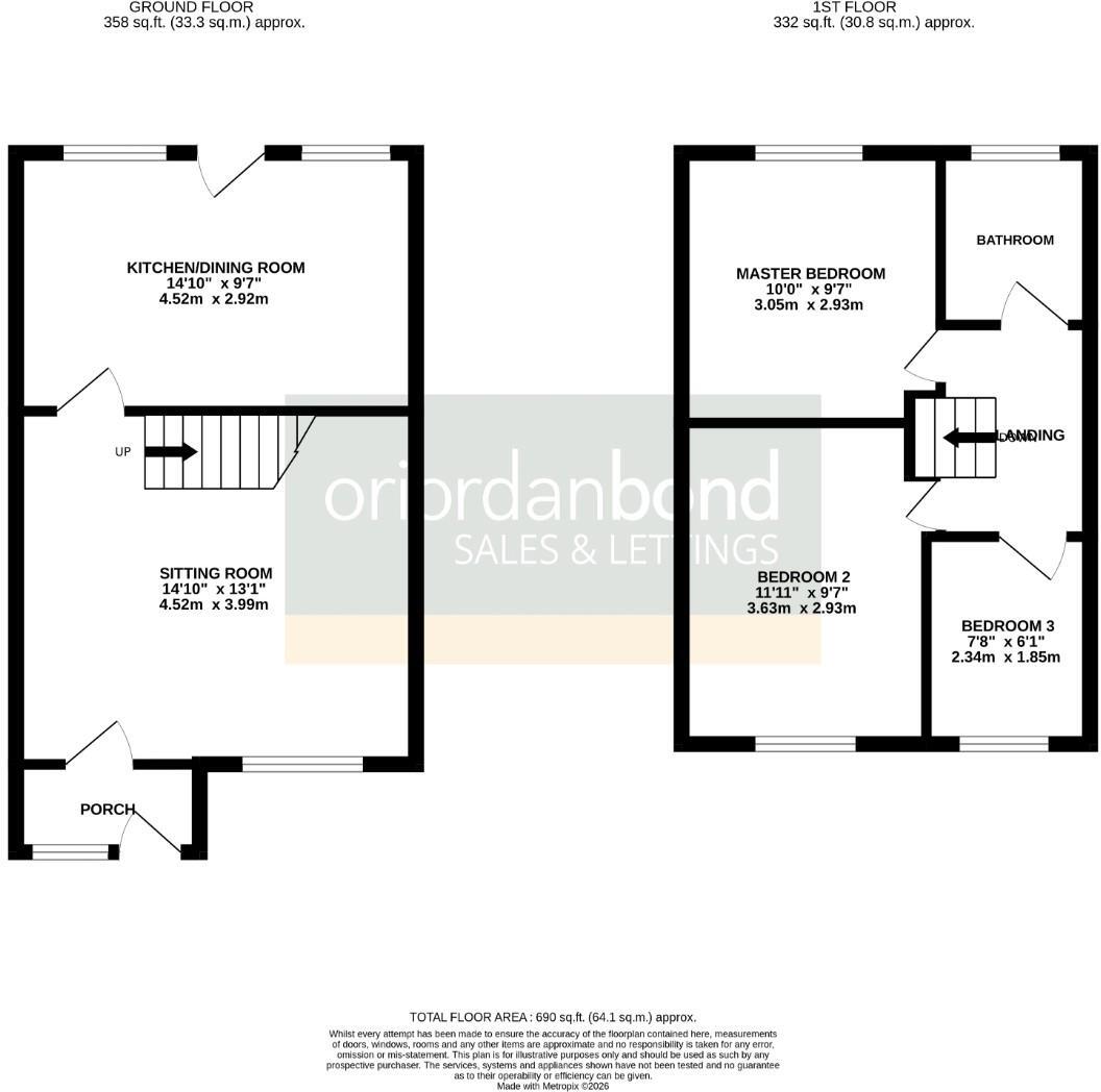 Annesley Close, Abington Vale, Northampton NN3 floorplan