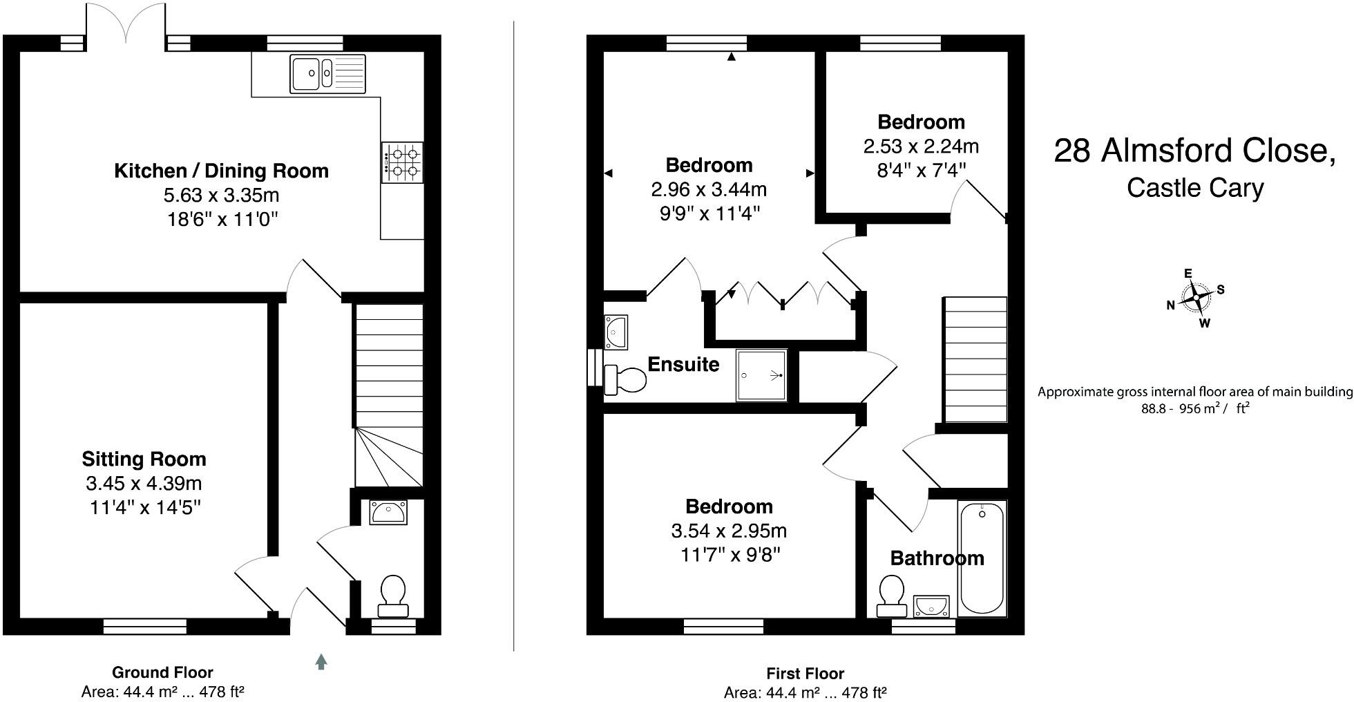 28, Almsford Close, Ansford, Castle Cary floorplan