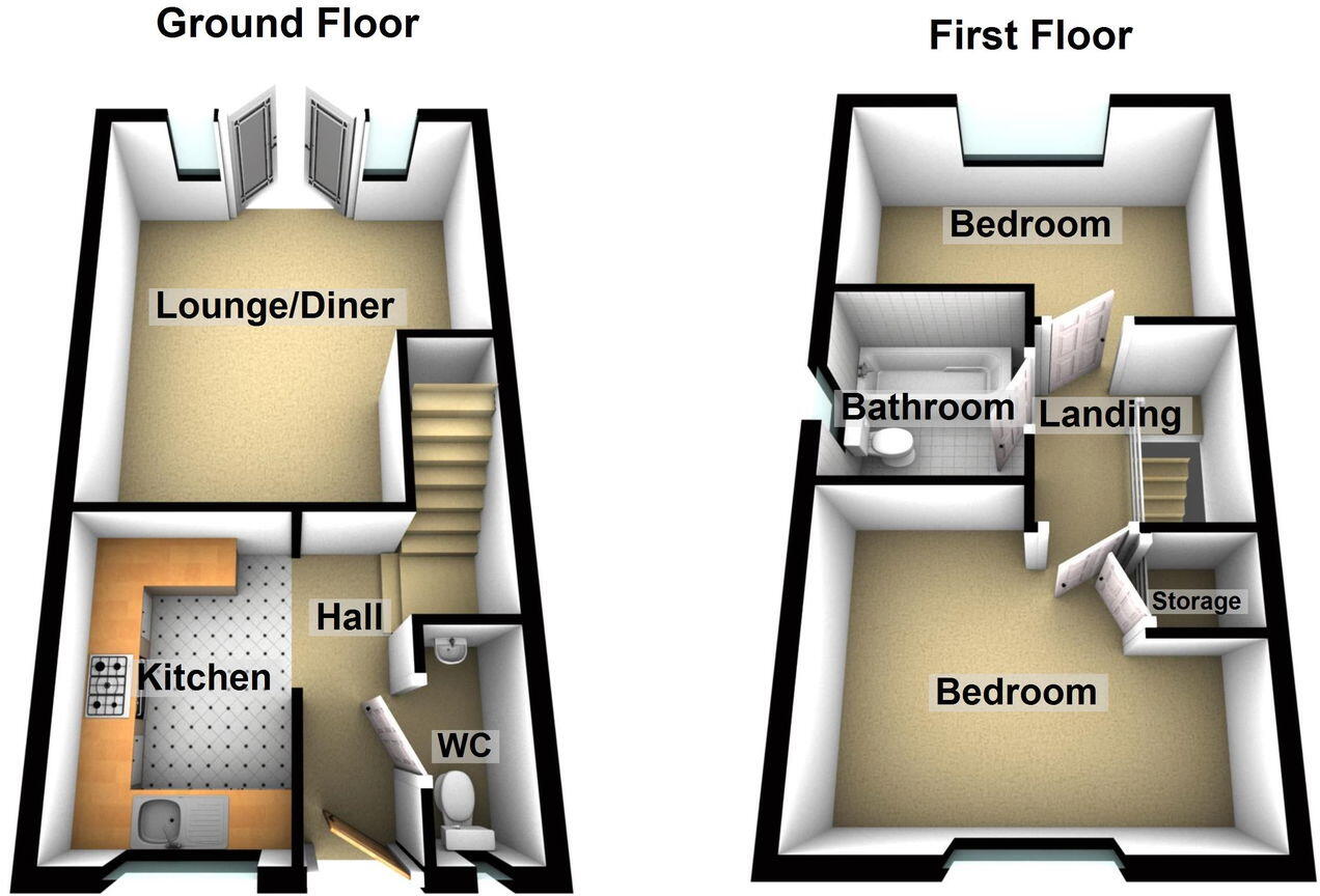 32 Walter Mills Way, Oldham, OL4 3FU floorplan