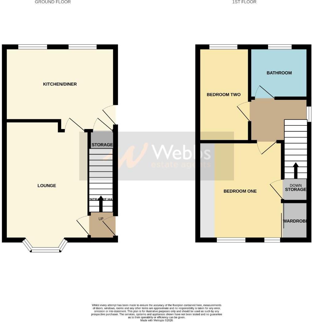 Elder Close, Heath Hayes, Cannock floorplan