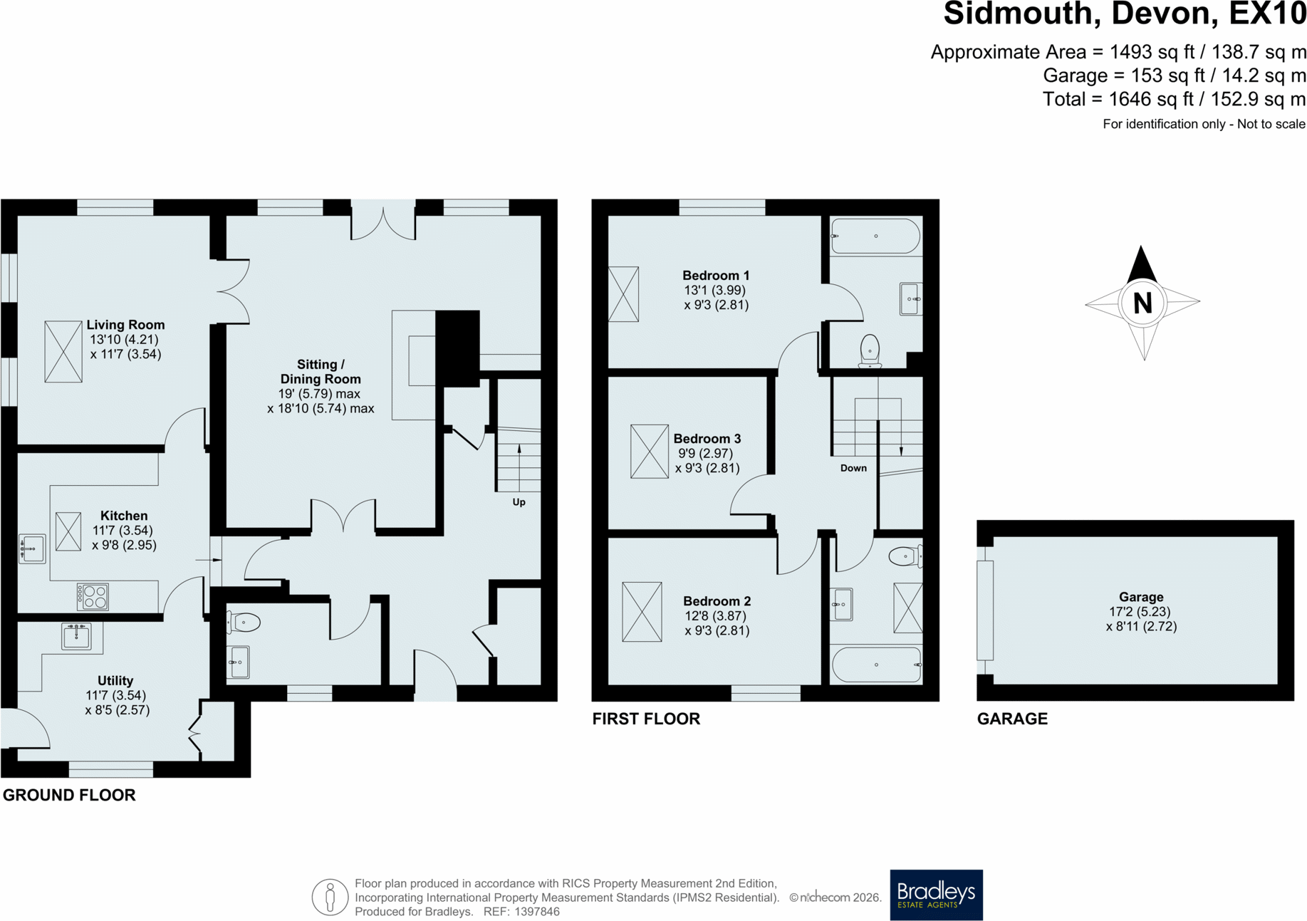 Bowd Court, Bowd, Sidmouth, Devon floorplan
