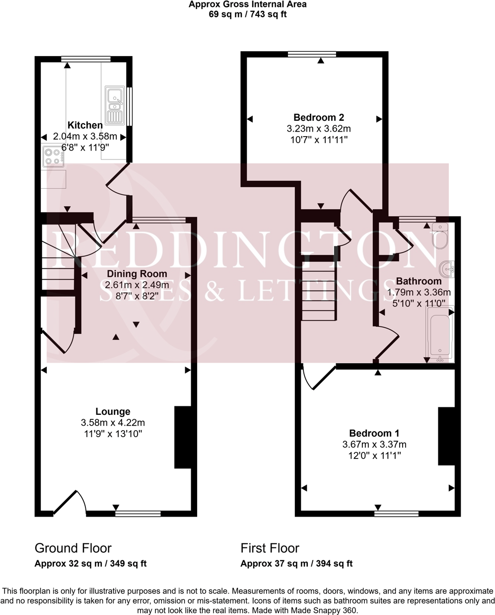 North Street, Whitwick, Coalville, LE67 floorplan