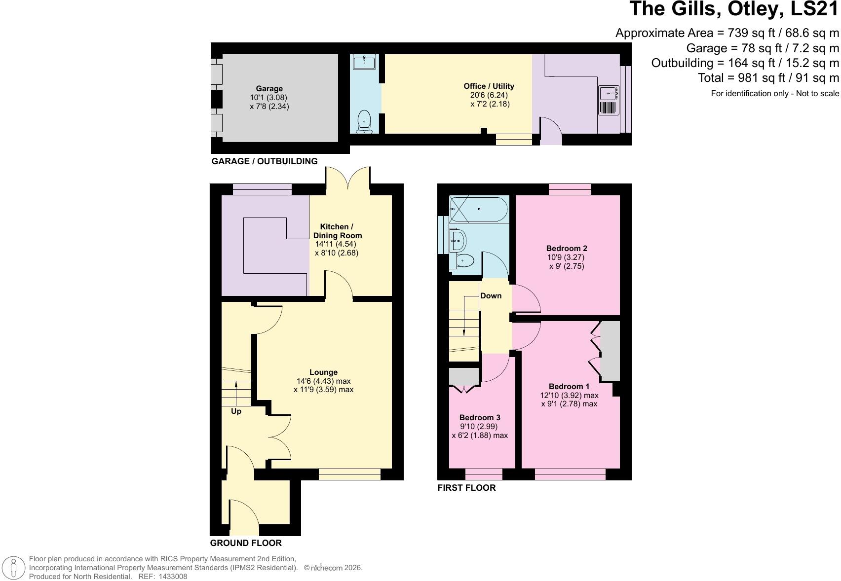 The Gills, Otley, LS21 floorplan