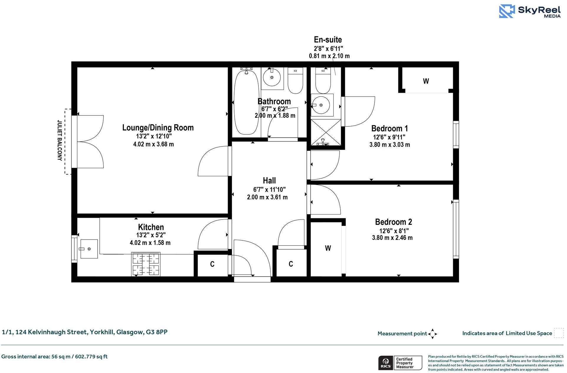 Kelvinhaugh Street, Yorkhill, Glasgow floorplan