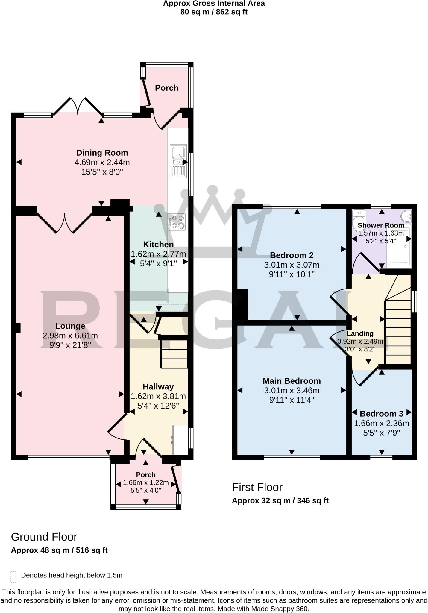 Locksley Road, Eastleigh, SO50 floorplan