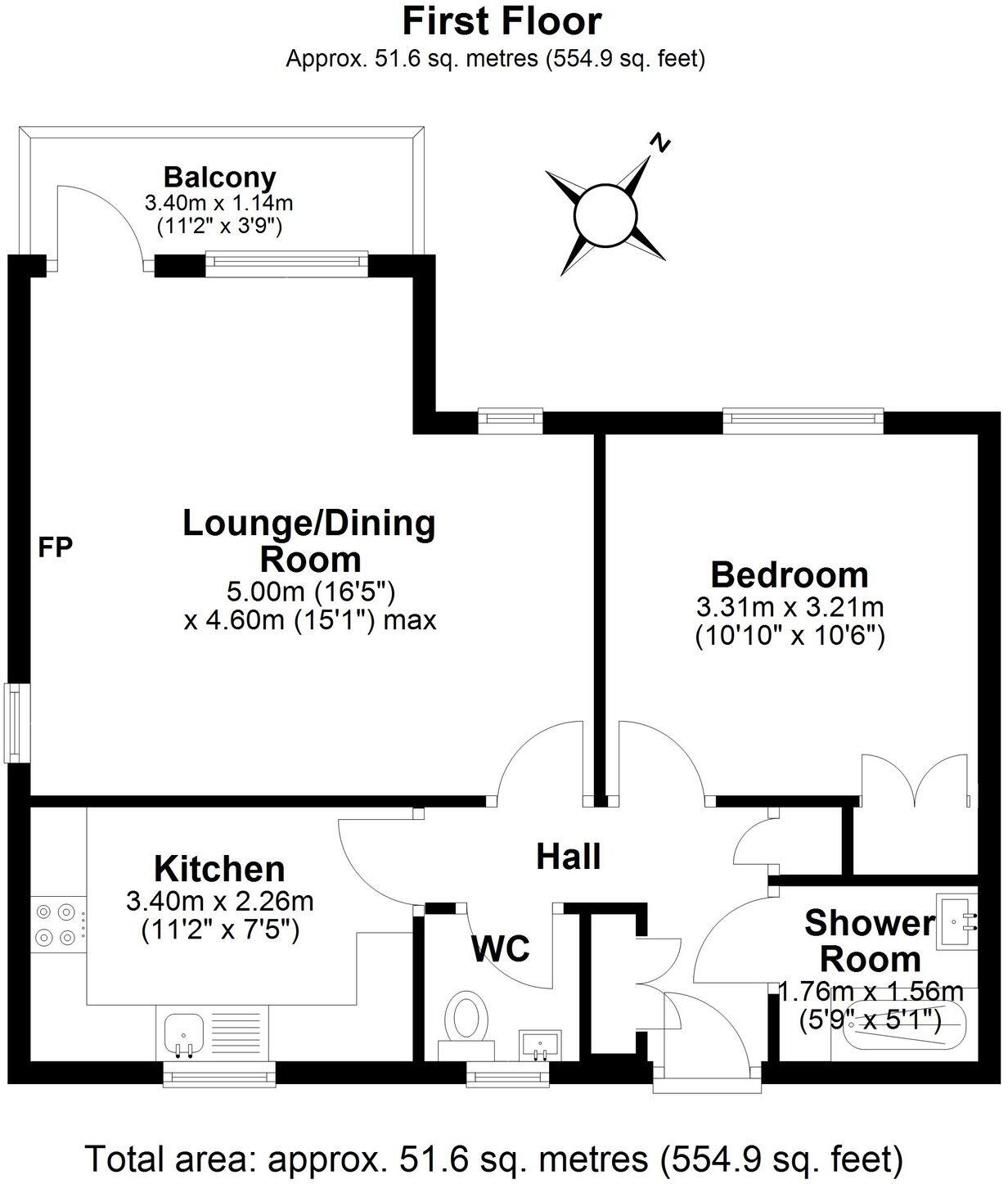 Cedar Court, Epping, CM16 floorplan