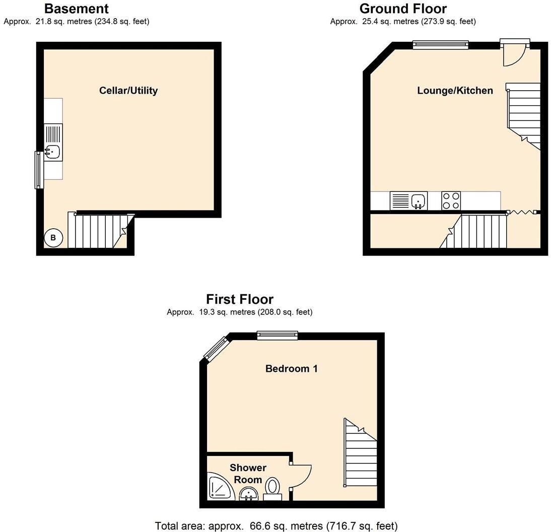 Catherine Street, Elland floorplan