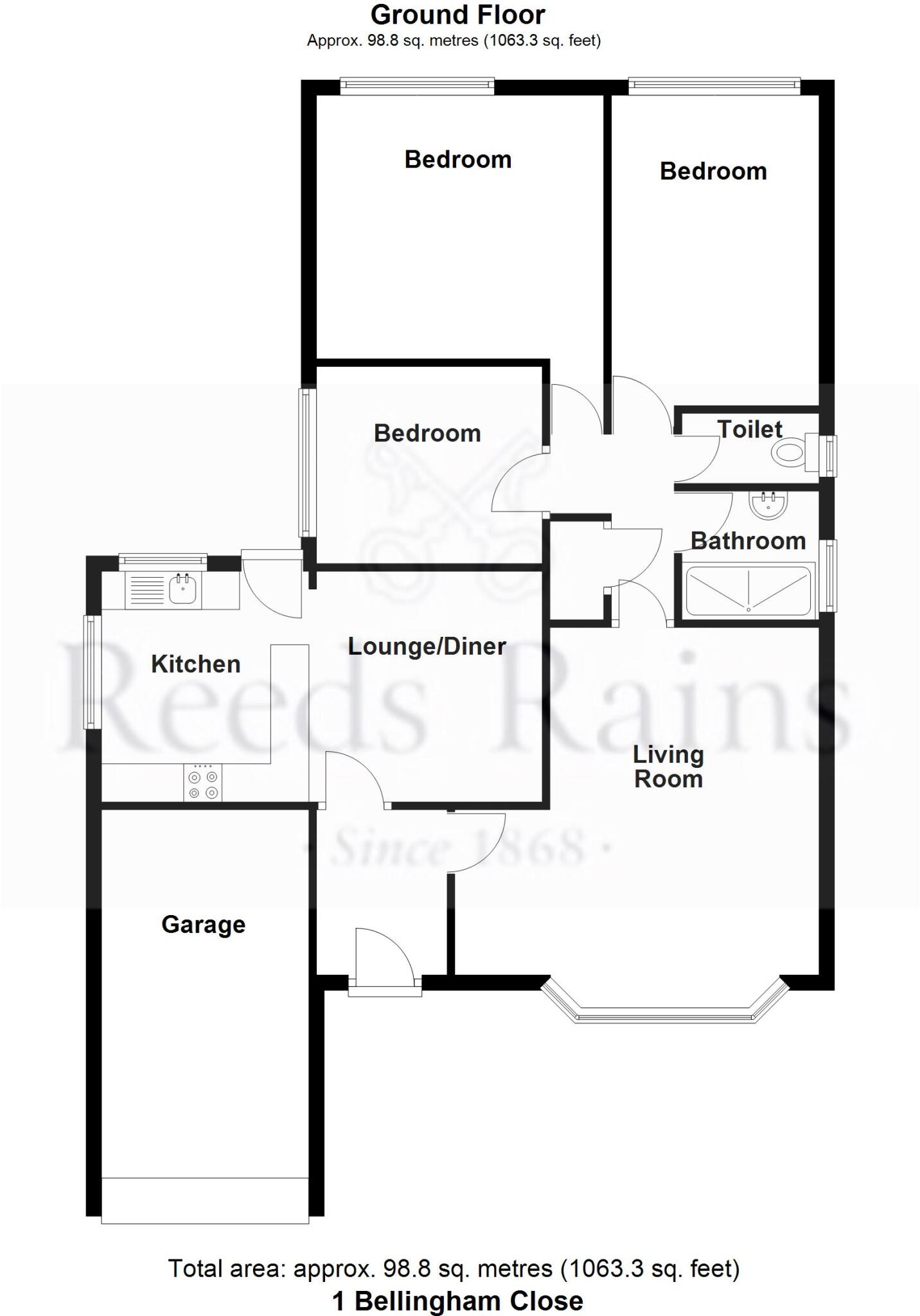 Bellingham Close, Bury, Greater Manchester, BL8 floorplan