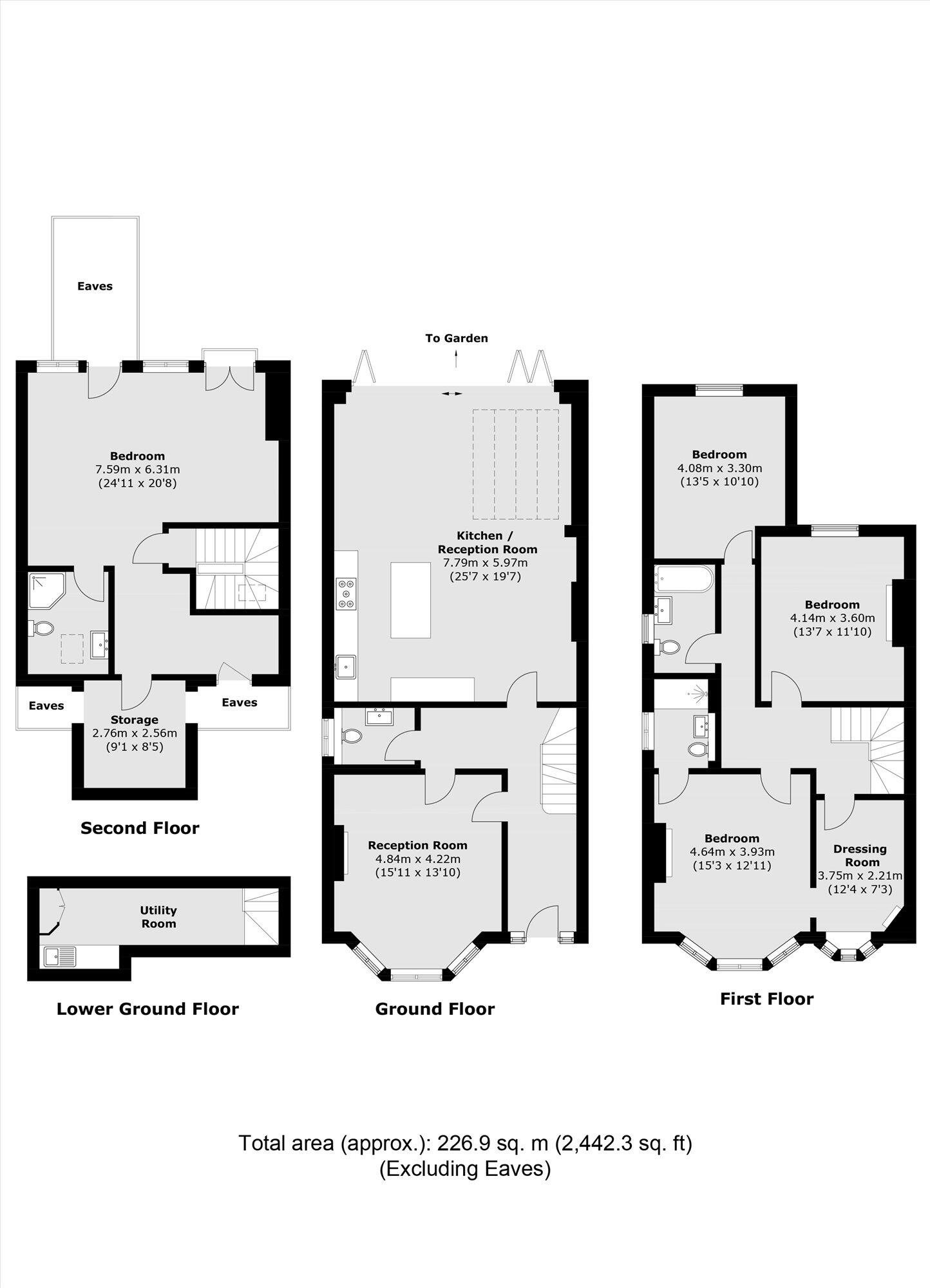Old Deer Park Gardens, Richmond floorplan