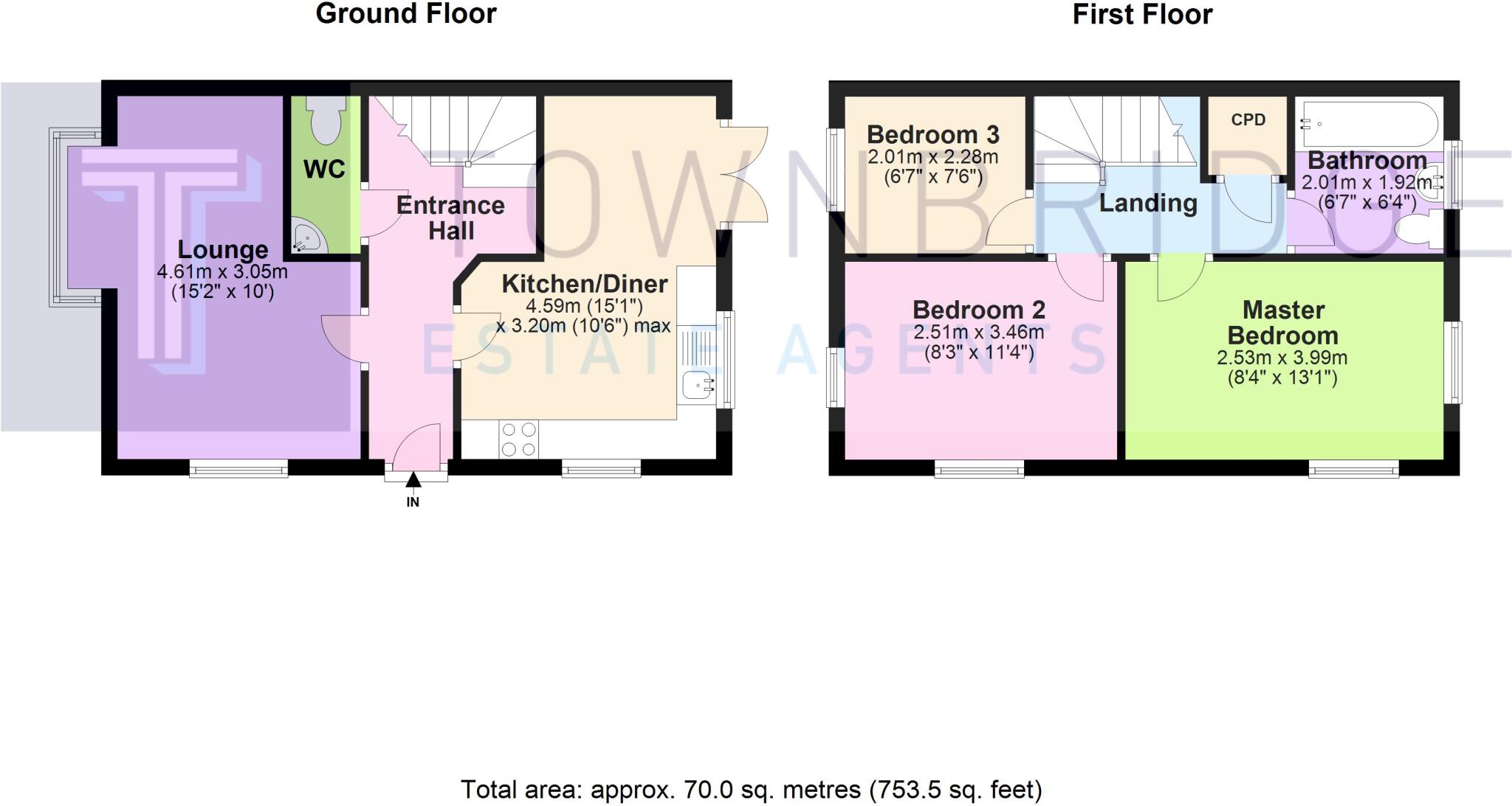 Clive Way, Middlewich floorplan