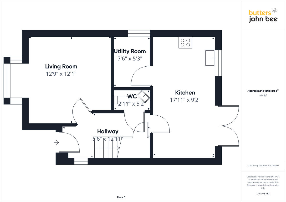 Rosemary Drive, Crewe floorplan