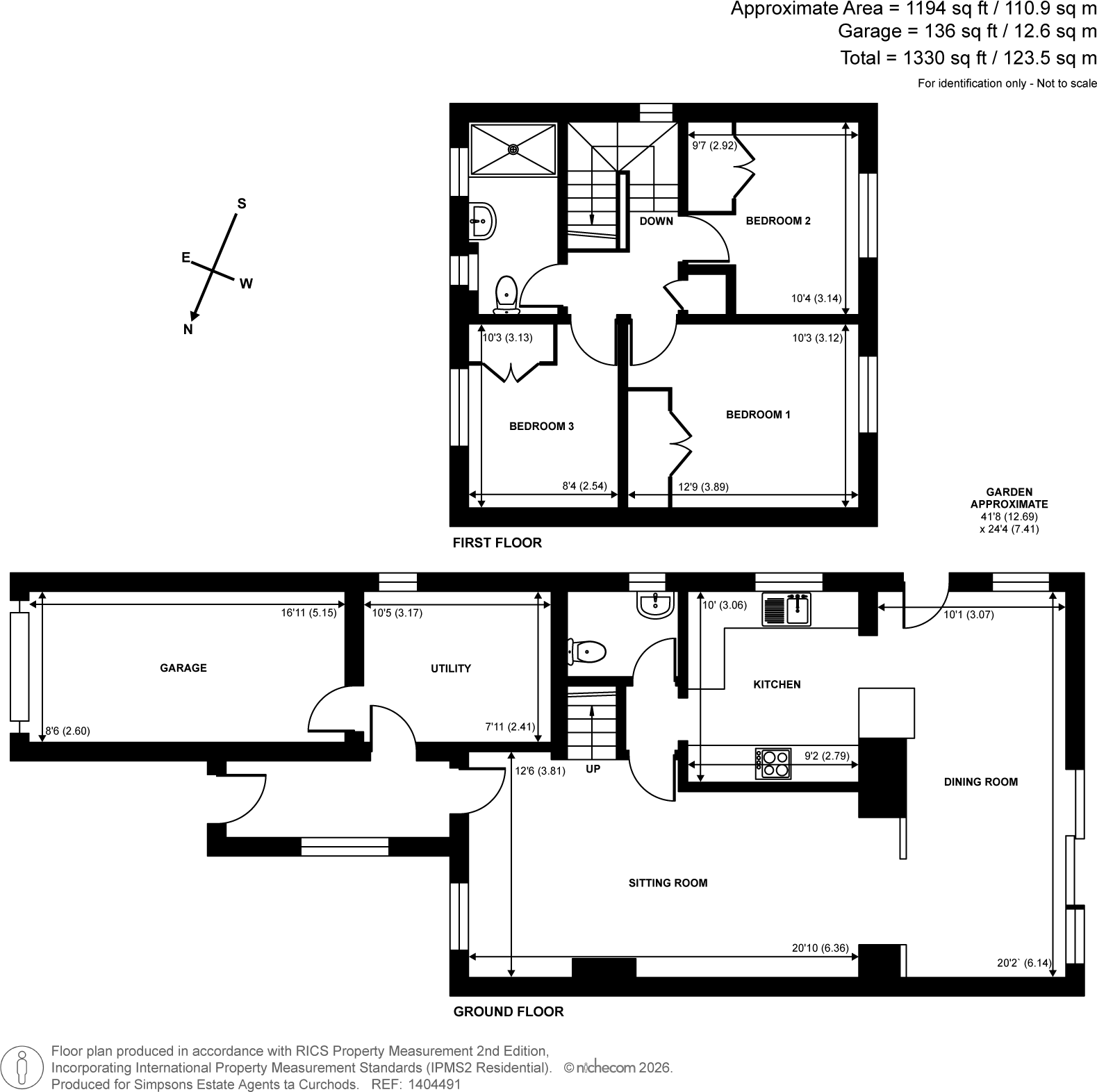 Matthew Arnold Close, Cobham, KT11 floorplan