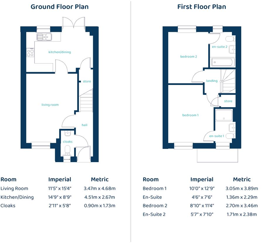 Frenklin Court, Bebington floorplan