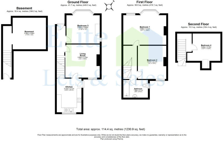 Gloucester Avenue, Nottingham floorplan