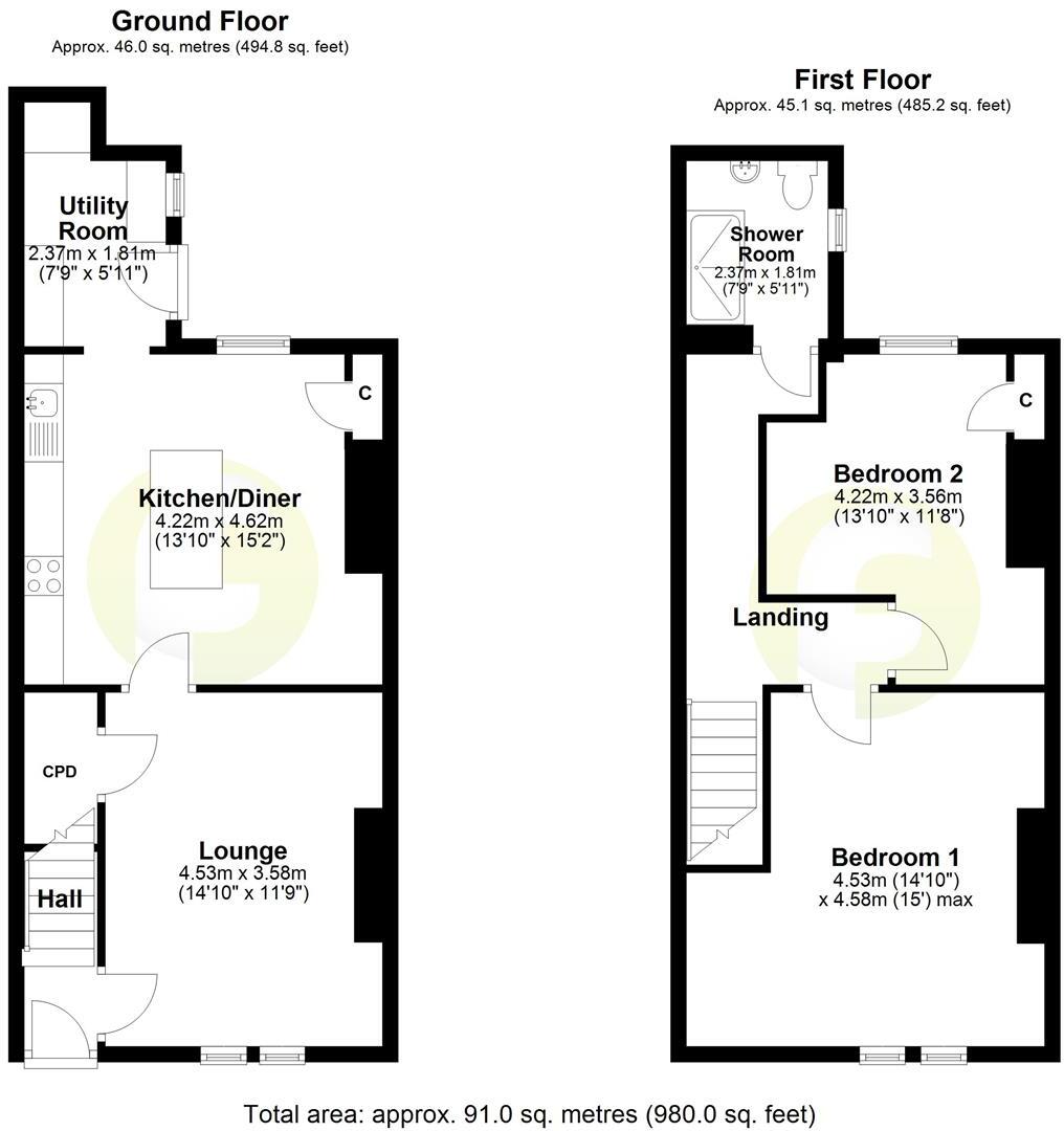 Brannen Street, North Shields floorplan