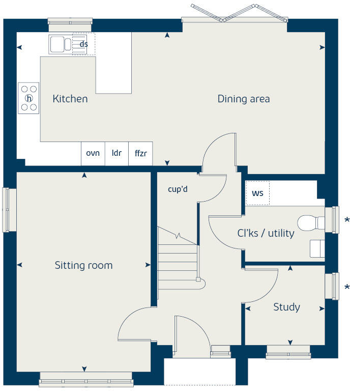 Watermill Way,
Northampton,
NN4 0BF floorplan