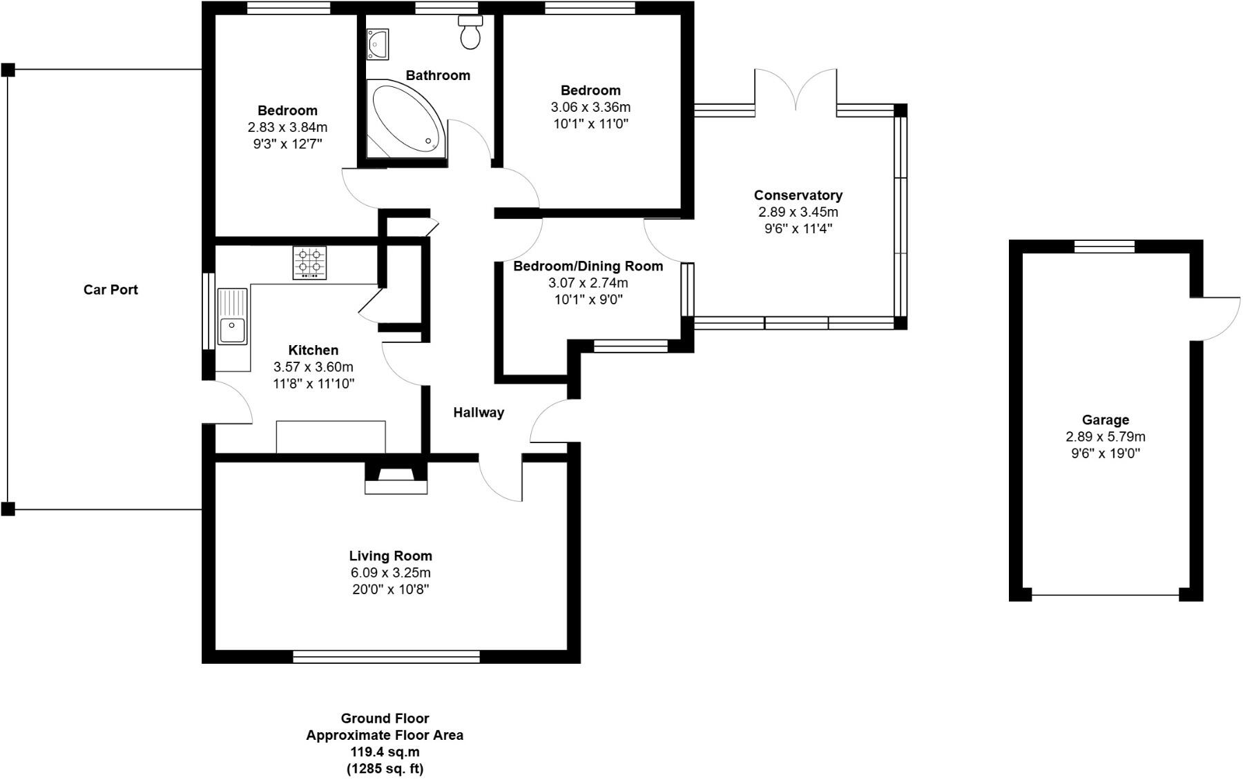 Rolfe Crescent, Heacham floorplan