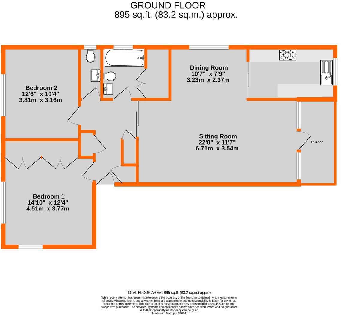Court Downs Road, Beckenham, BR3 floorplan