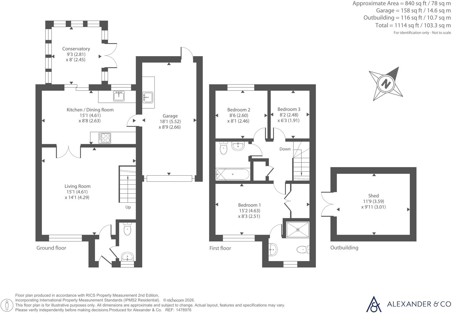 Primrose Way, Buckingham, Buckinghamshire floorplan