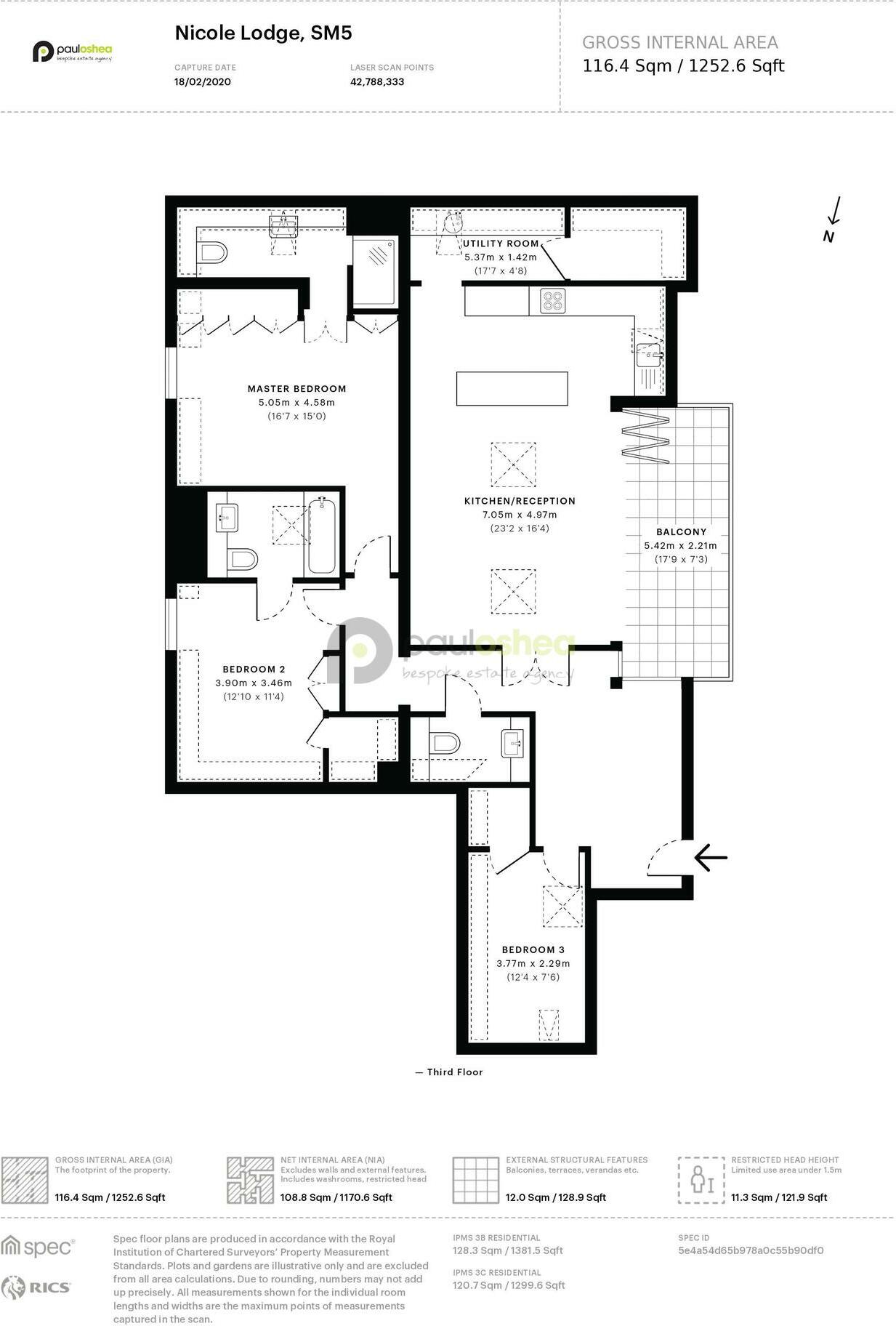Nicole Lodge, Carshalton Park Road, Carshalton, SM5 3SR floorplan
