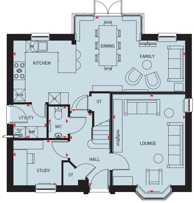 Peter De Stapleigh Way,
Stapeley, 
Nantwich, 
Cheshire, 
CW5 7TU floorplan