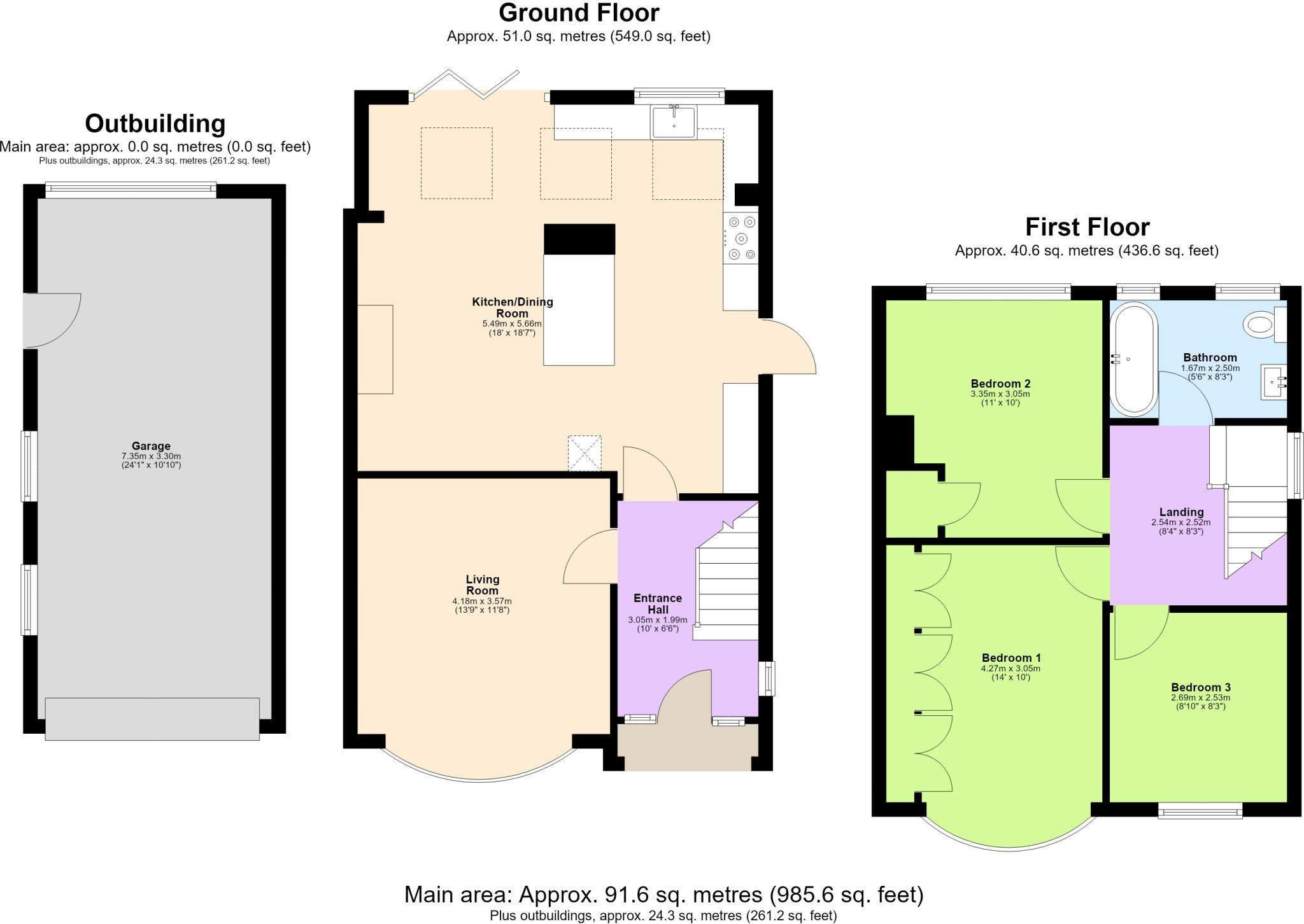 Common Road, Kensworth, Central Bedfordshire, LU6 floorplan