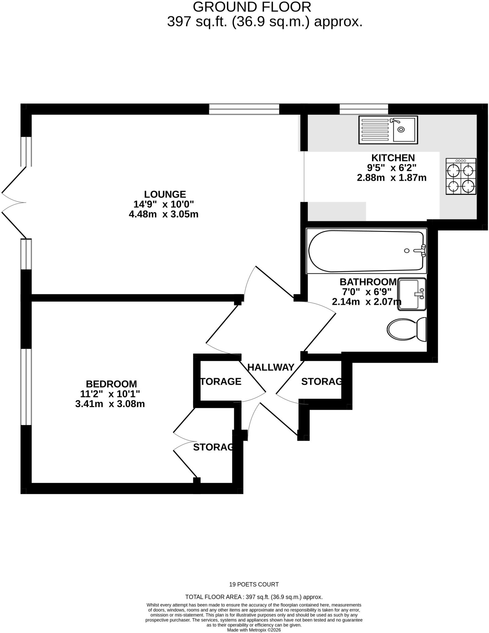 Poets Court, Milton Road, Harpenden, Hertfordshire, AL5 floorplan
