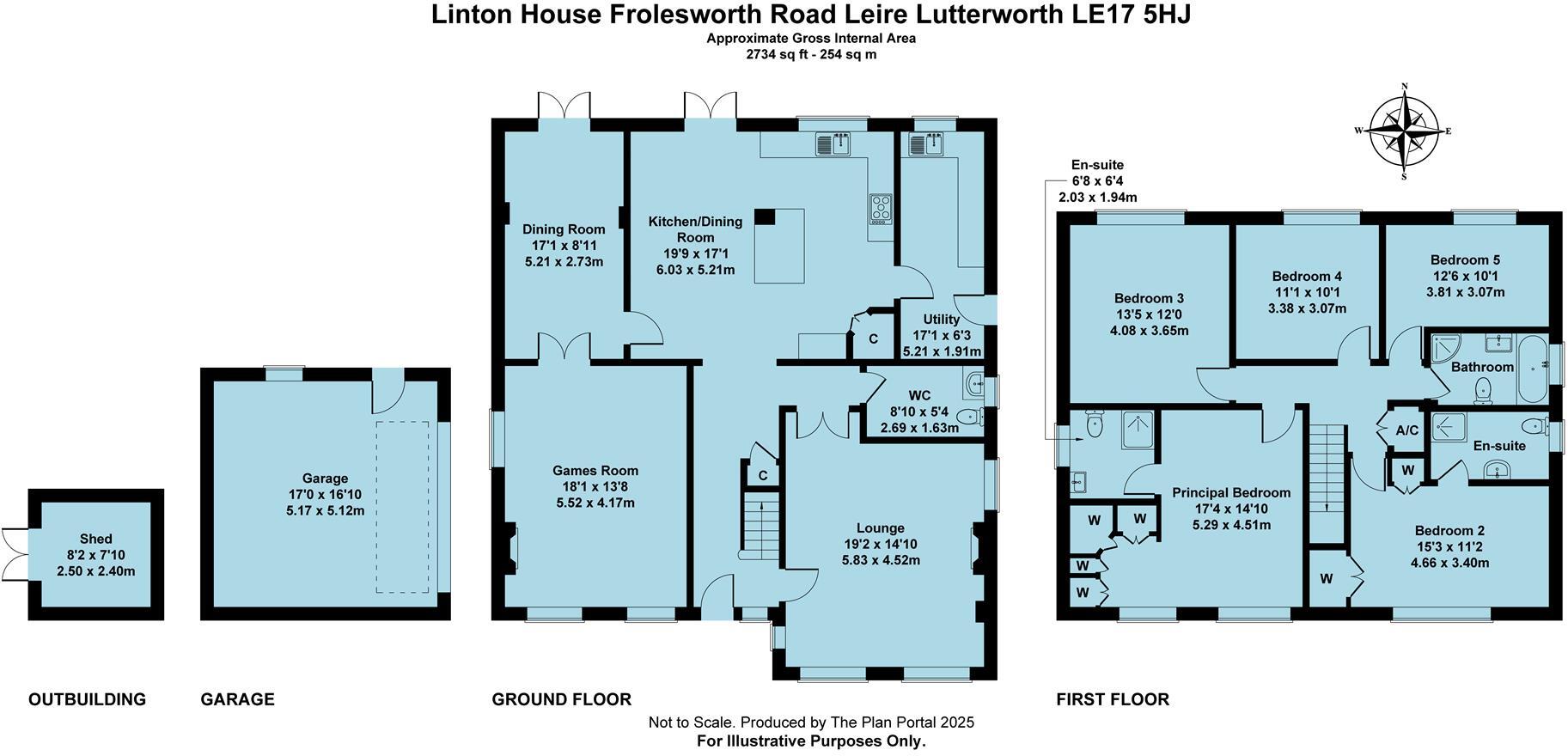 Frolesworth Road, Leire, Lutterworth floorplan