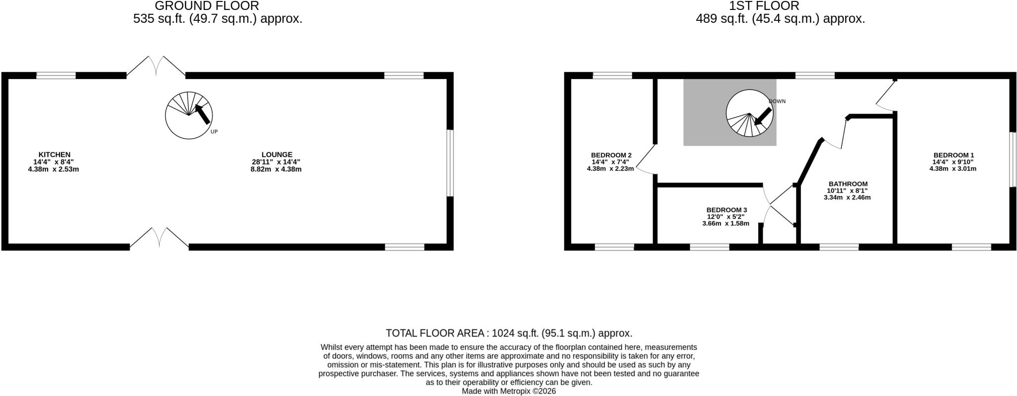 Stainfield, Market Rasen, Lincolnshire, LN8 floorplan