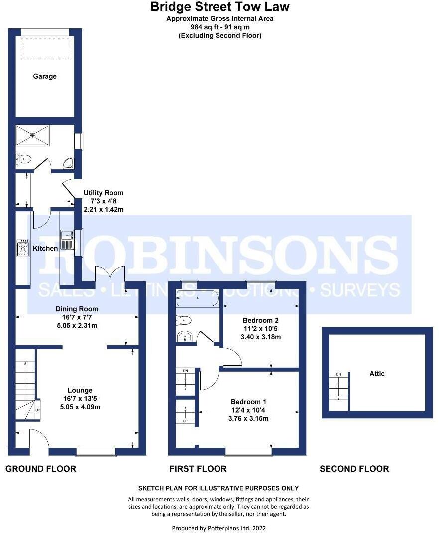 Bridge Street, Tow Law floorplan