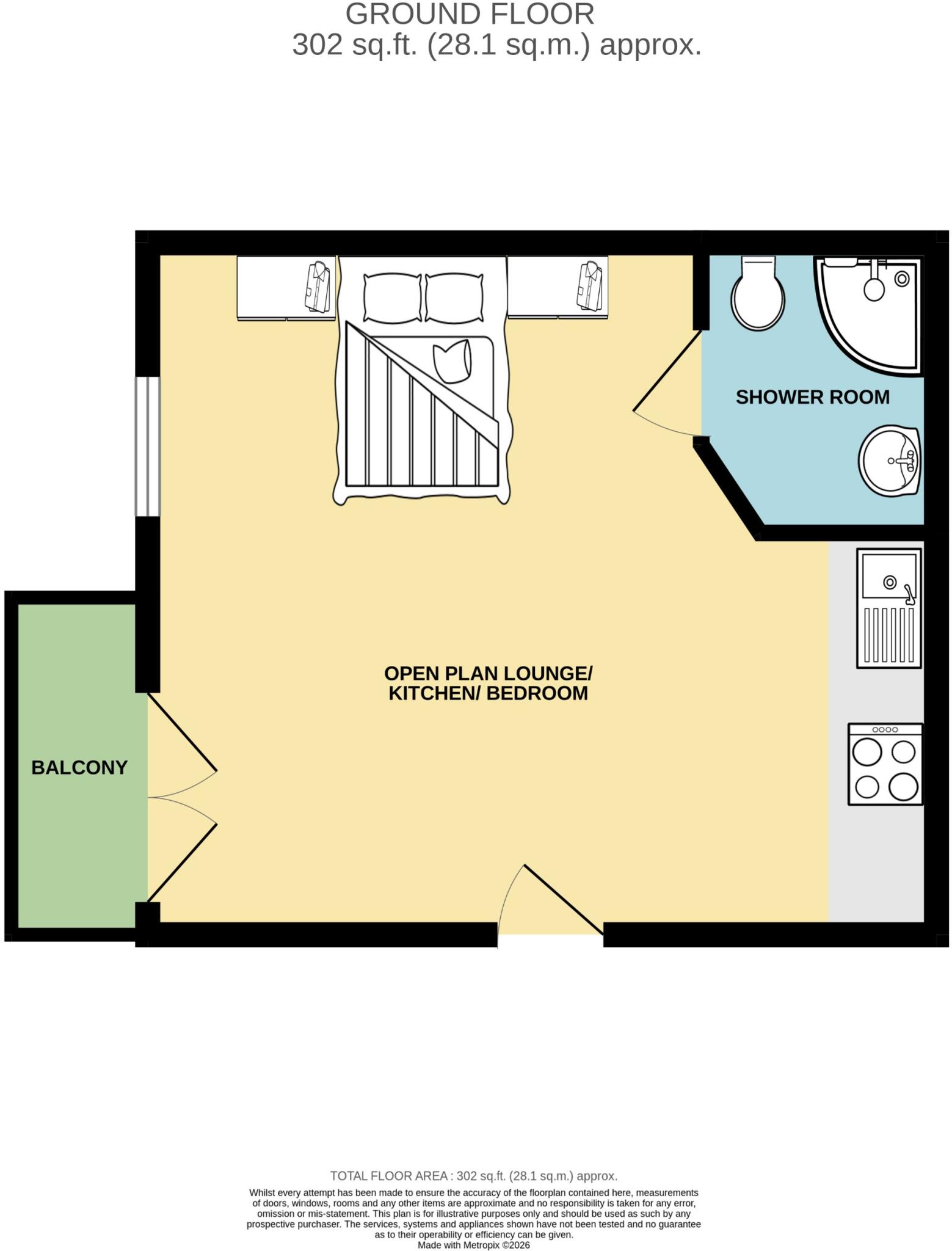 1 Hazelwood Road, Acocks Green, Birmingham, B27 floorplan