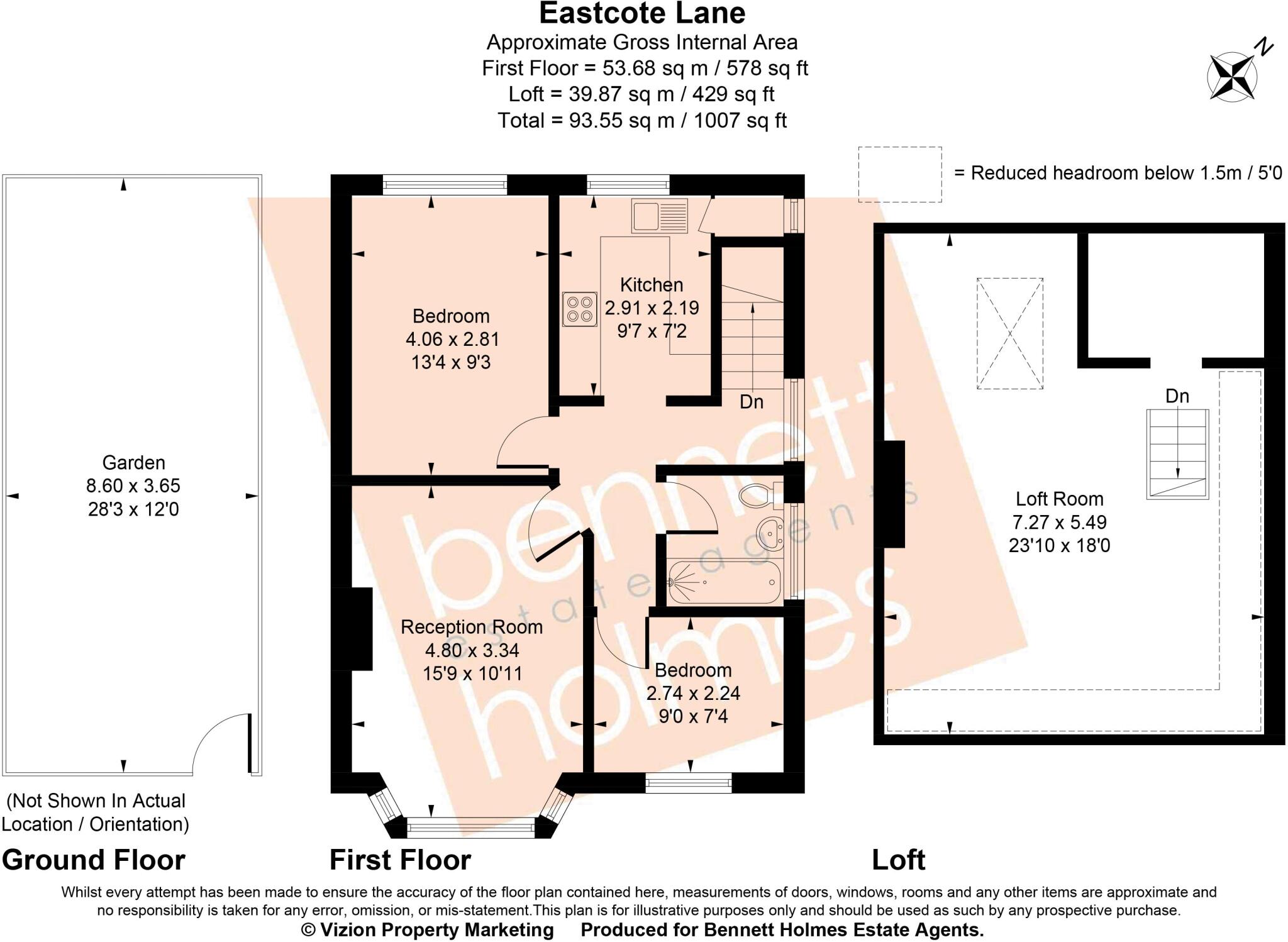 Eastcote Lane, Northolt floorplan