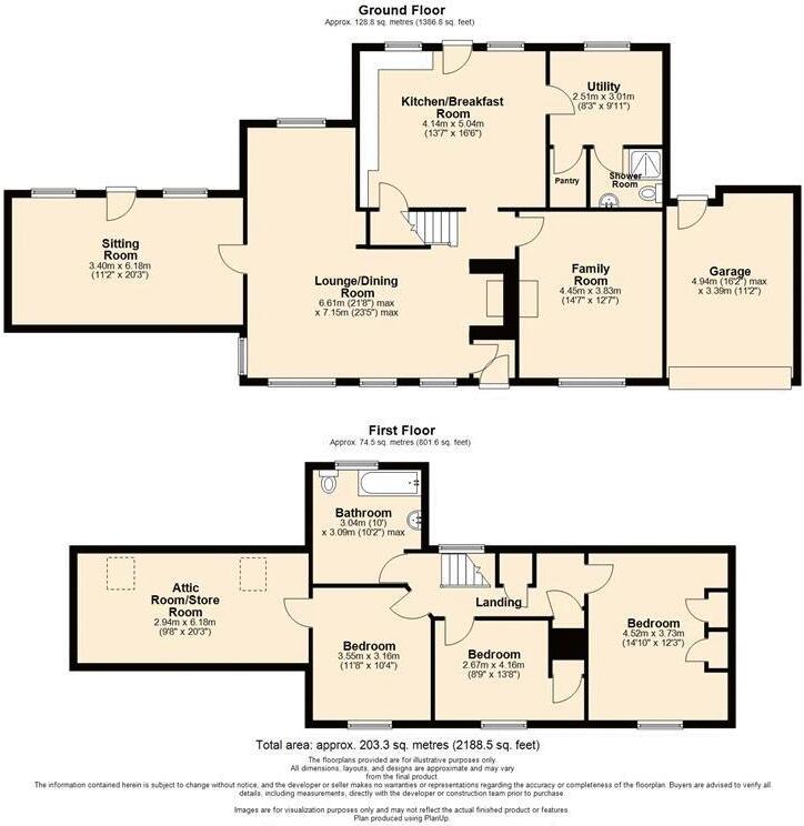 23 Sheinton Street, Much Wenlock floorplan