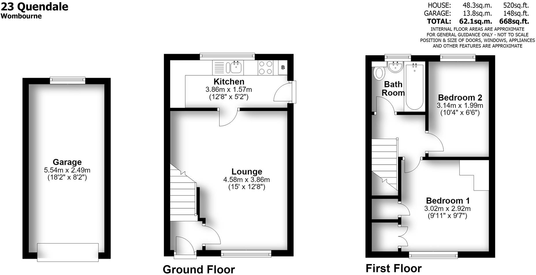 Quendale, Wombourne, Wolverhampton floorplan