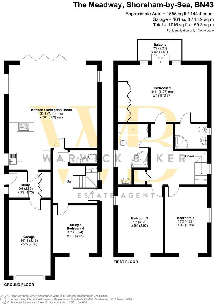 The Meadway, Shoreham By Sea floorplan