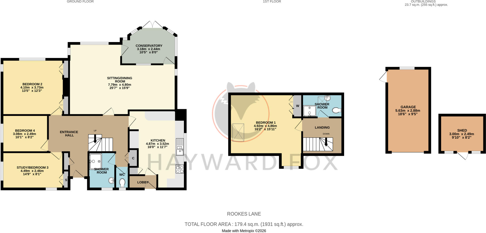 25, Rookes Lane, Lymington, Hampshire, SO41 floorplan