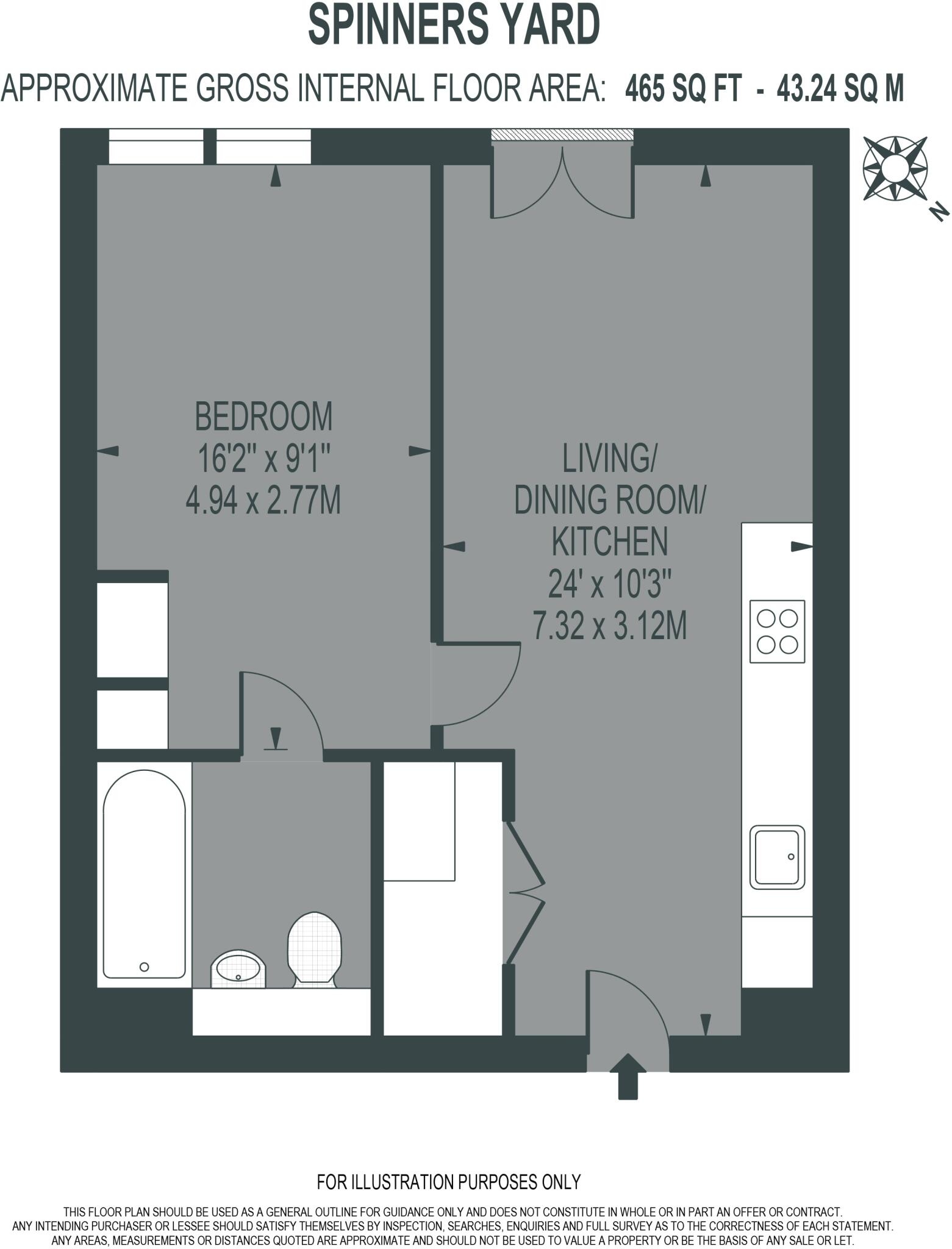 Spinners Yard, Skinner Lane, Sheepscar, Leeds floorplan