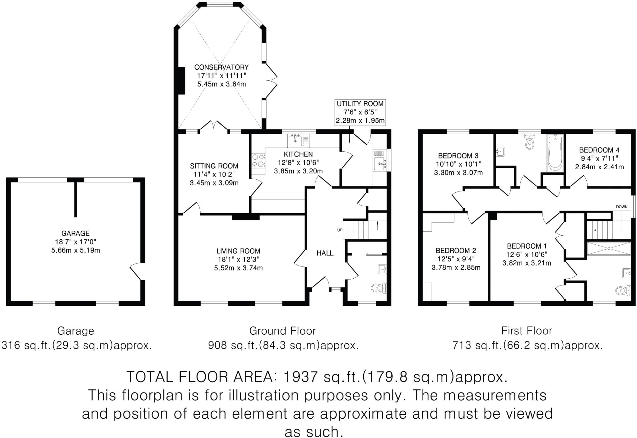 Mount Pleasant Close, Hatfield, Hertfordshire, AL9 floorplan
