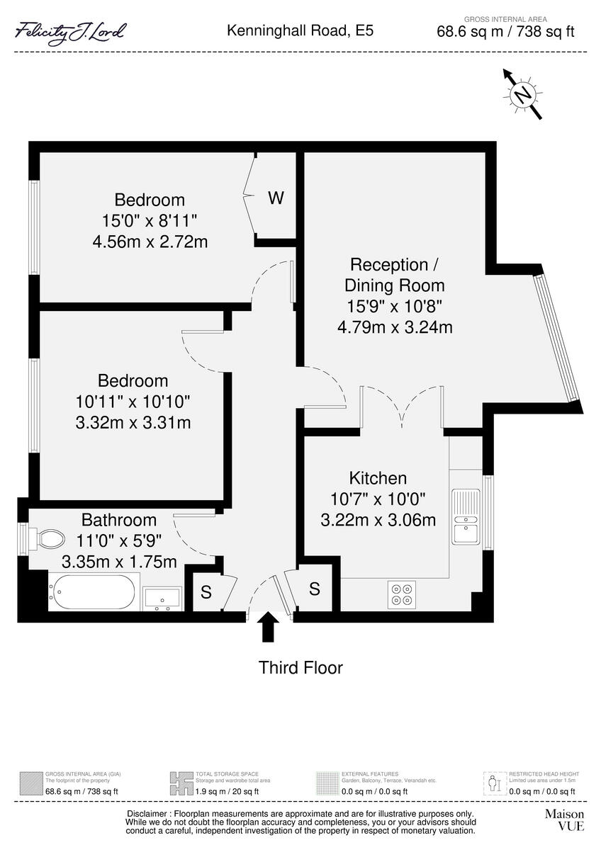 Kenninghall Road, London floorplan