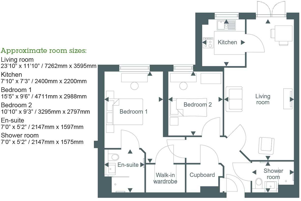 126 Westhall Road, Warlingham, Surrey, CR6 9HF floorplan