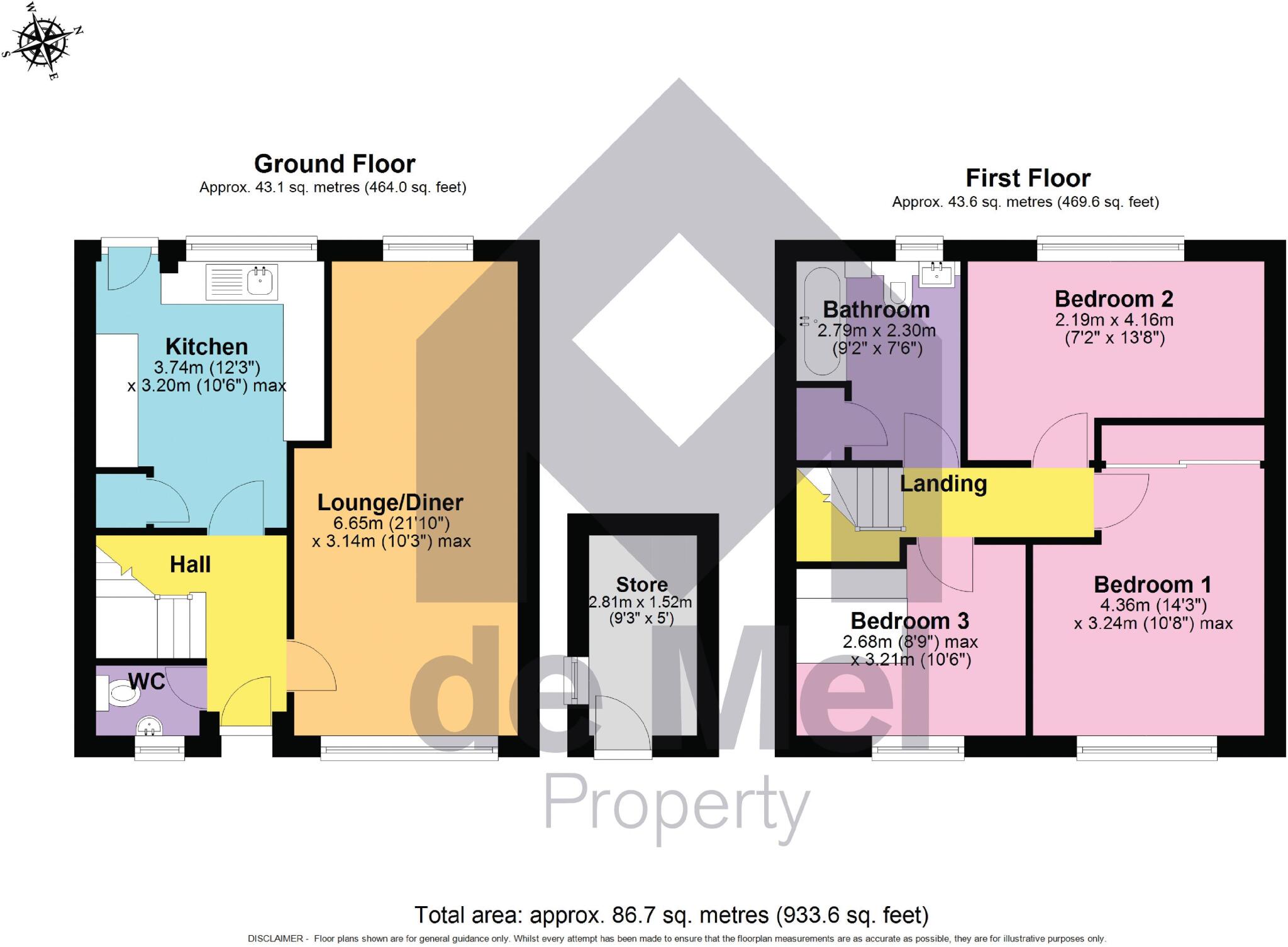 Brookside, Alderton floorplan