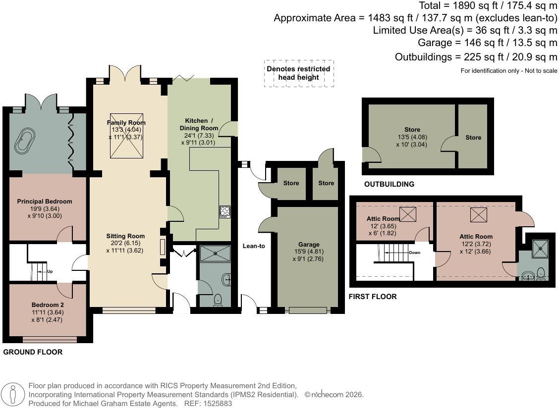 Avenue Road, Rushden, Northamptonshire, NN10 floorplan