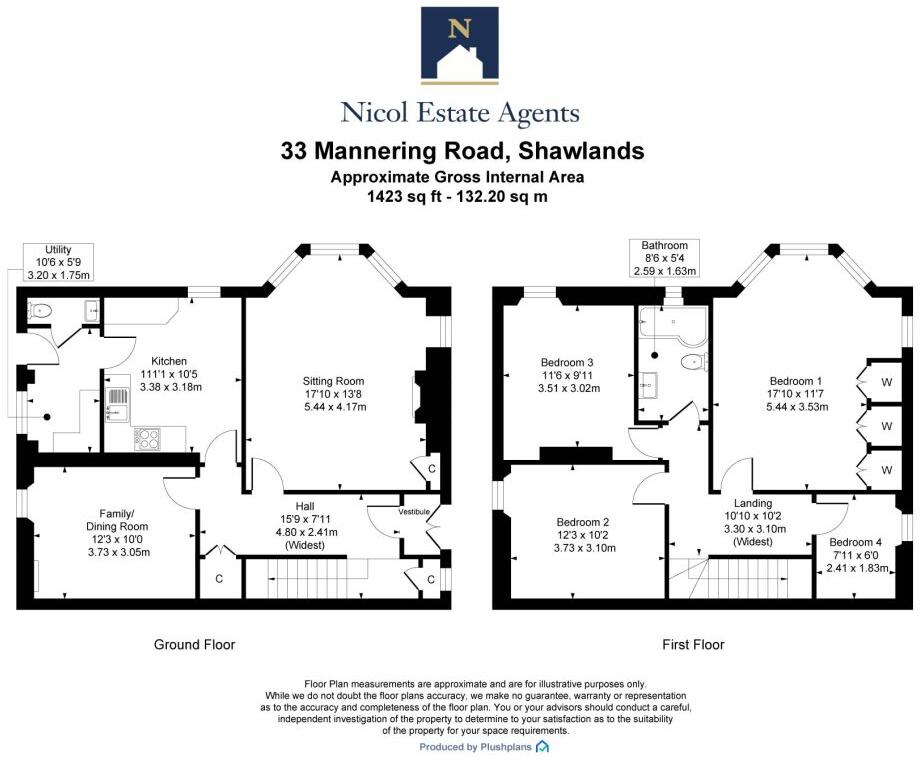 The Manse, Mannering Road, Waverley Park, Shawlands floorplan