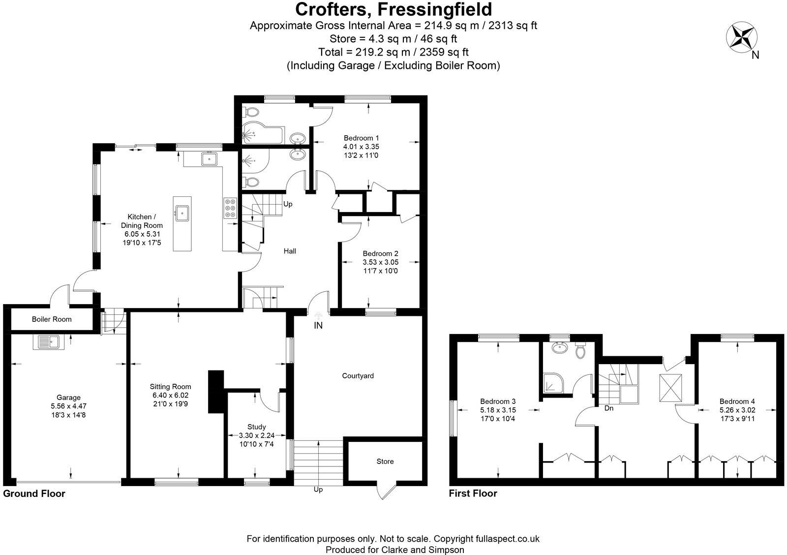 Fressingfield, Suffolk floorplan