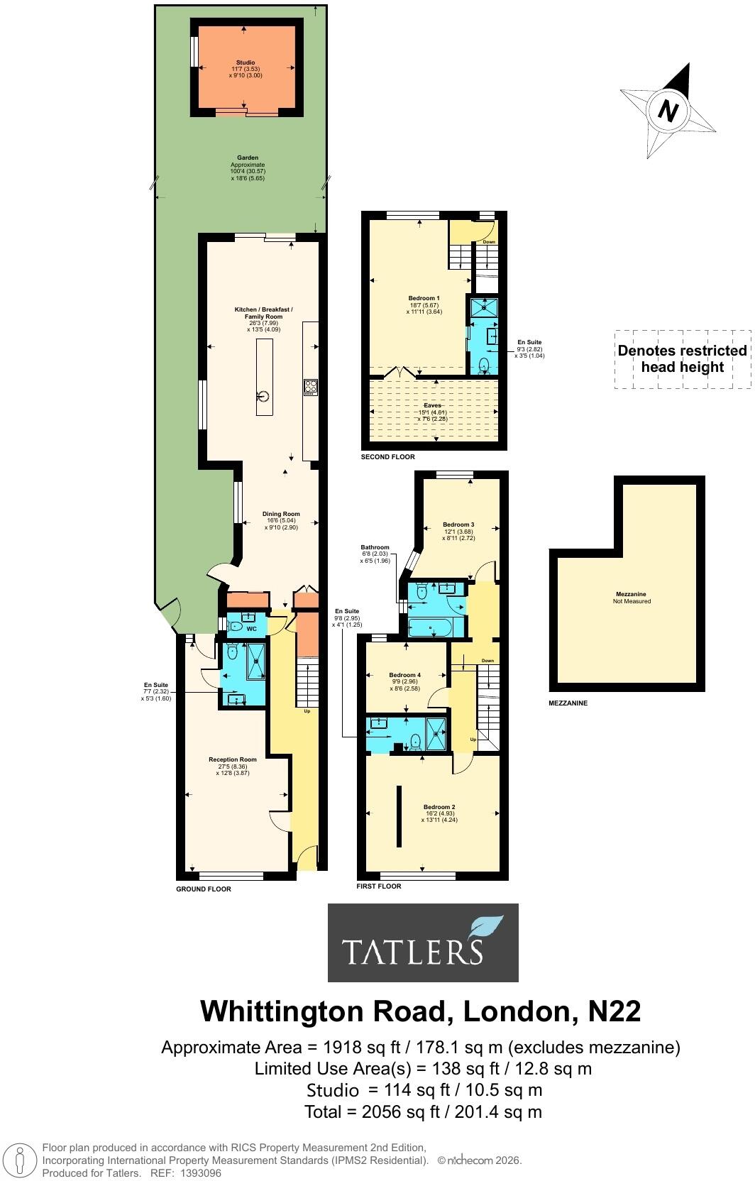 Whittington Road, London, N22 floorplan